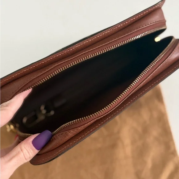 Louis Vuitton Pochette Orsay leather clutch bag ~ Never worn, VINTAGE - Picture 11 of 16